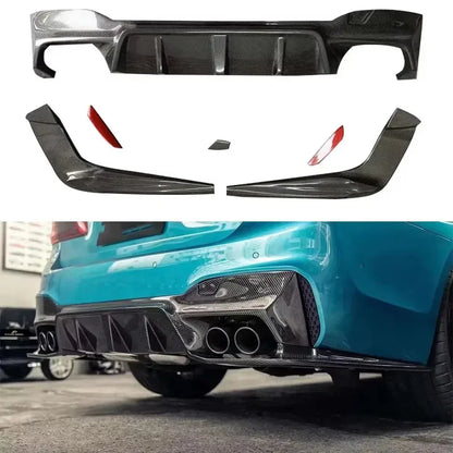 For BMW 5 Series M5 F90 G30 G38 Carbon Fiber Rear Bumper