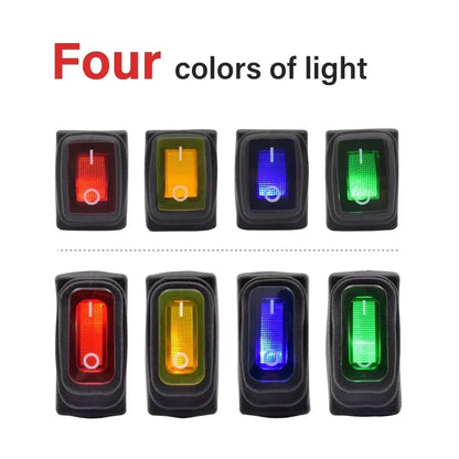 kcd1 kcd3 Waterproof 12V 24V 220V Button Switch Rocker