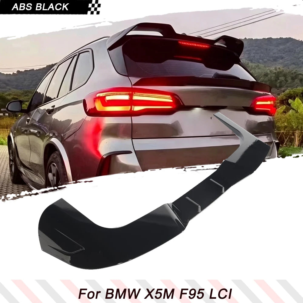 For BMW F95 X5M Lci 2024-2026 Gloss Black Rear Trunk Roof Racing