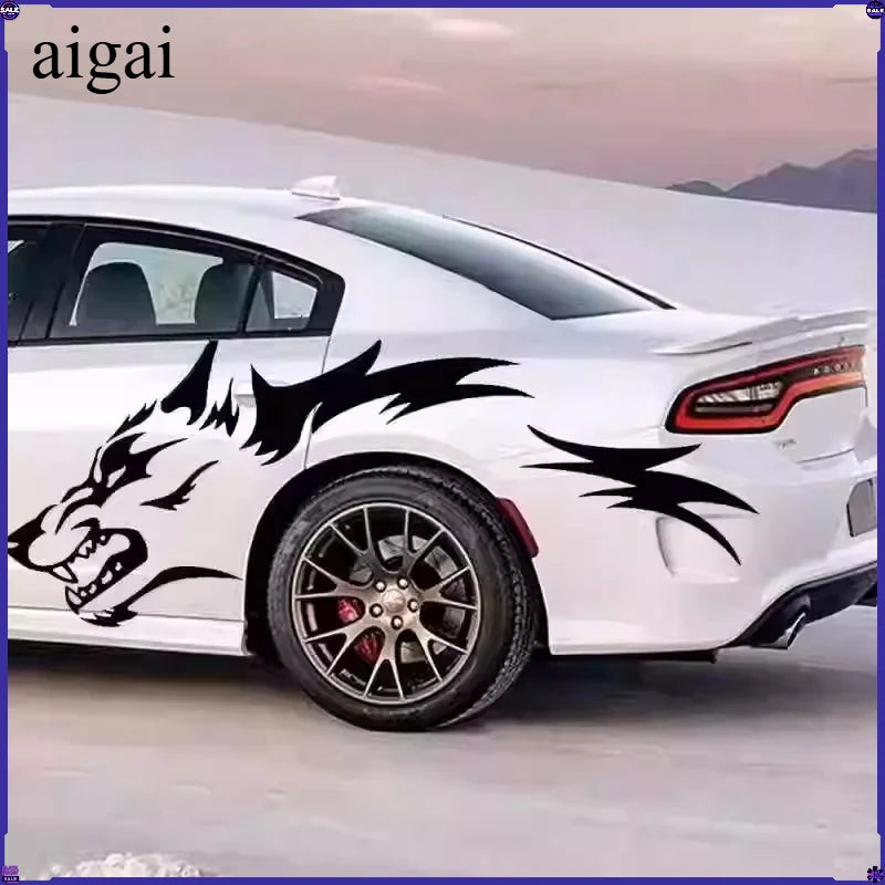 Sticker Wolf Personalized Modification Head Aggressive Fierce