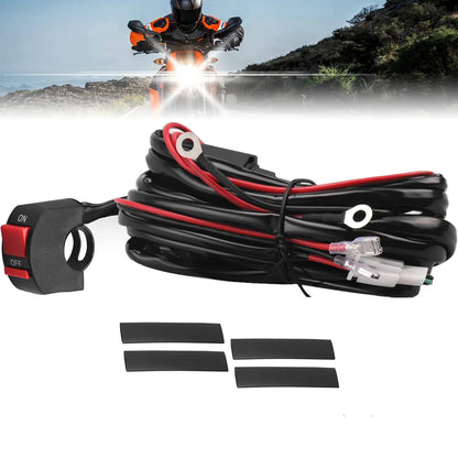 For Headlight Driving Fog Lights Auxiliary Bar Wiring Harness