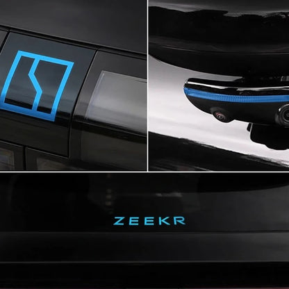 For Zeekr 7X Tailgate English Color Change Film Sticker Letter