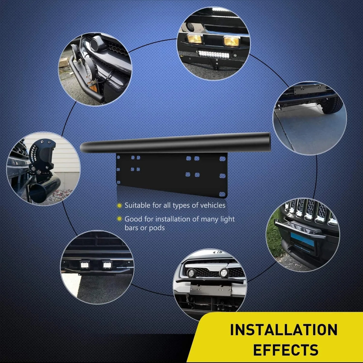 Nilight 20inch 126W Bar Spot Flood Combo Driving Off