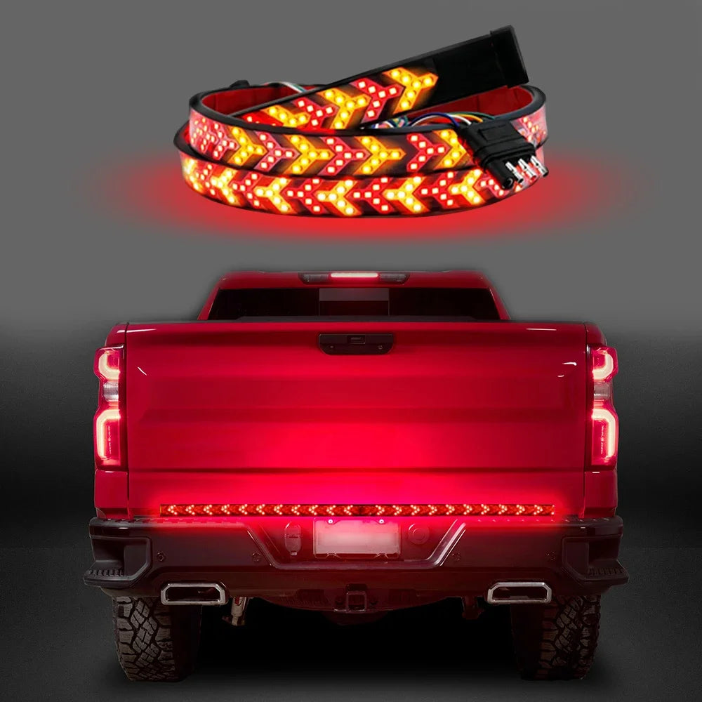 Fishbone Pickup Tailgate Bar 48 Inch Sequential Turn Signal