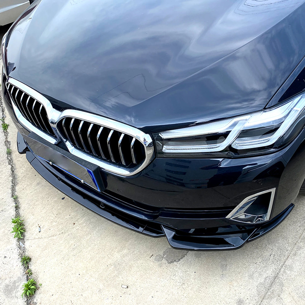 For BMW Series 5 G30 G31 3PCS Front Bumper Spoiler Splitter Lip