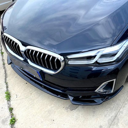 For BMW Series 5 G30 G31 3PCS Front Bumper Spoiler Splitter Lip