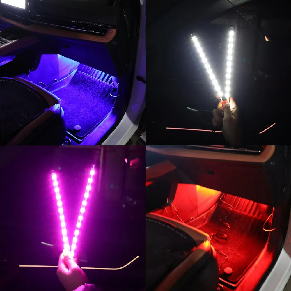 USB Strip Interior Atmosphere 12 Footwell Backlight Ambient