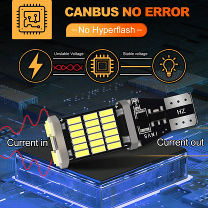 For Peugeot 308 2008 3008 4008 2PCS Reverse Backup T15 W16W 5008