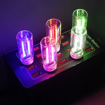 MINI USB Plug Night Touch Control Dimmable Ambient Atmosphere