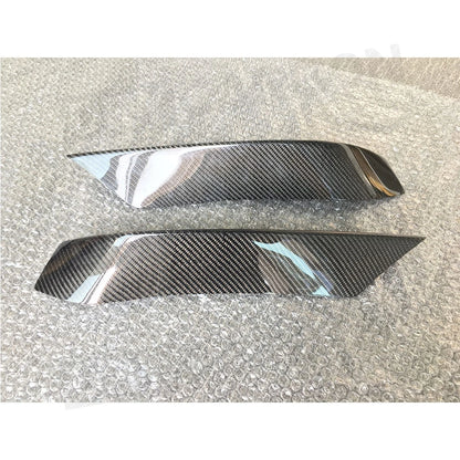 For BMW F80 M3 F82 F83 Carbon Fiber Front Bumper Fog Eyebrows