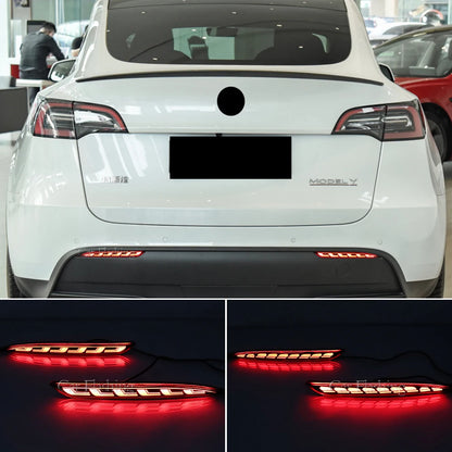 For Tesla Model Y 2019 2020 2PCS 2021 2022 2023 Rear Fog Brake