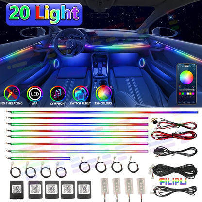 IN1 Smart Interior Ambient Lighting Welcome Mode Hidden Design