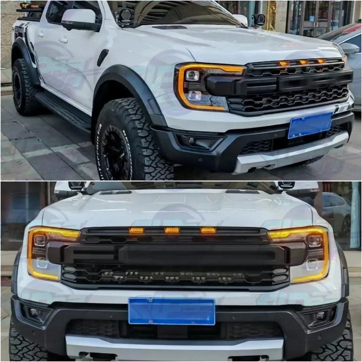 For Ford Ranger T9 Non-Matrix LED Amber Drl Boards Headlight