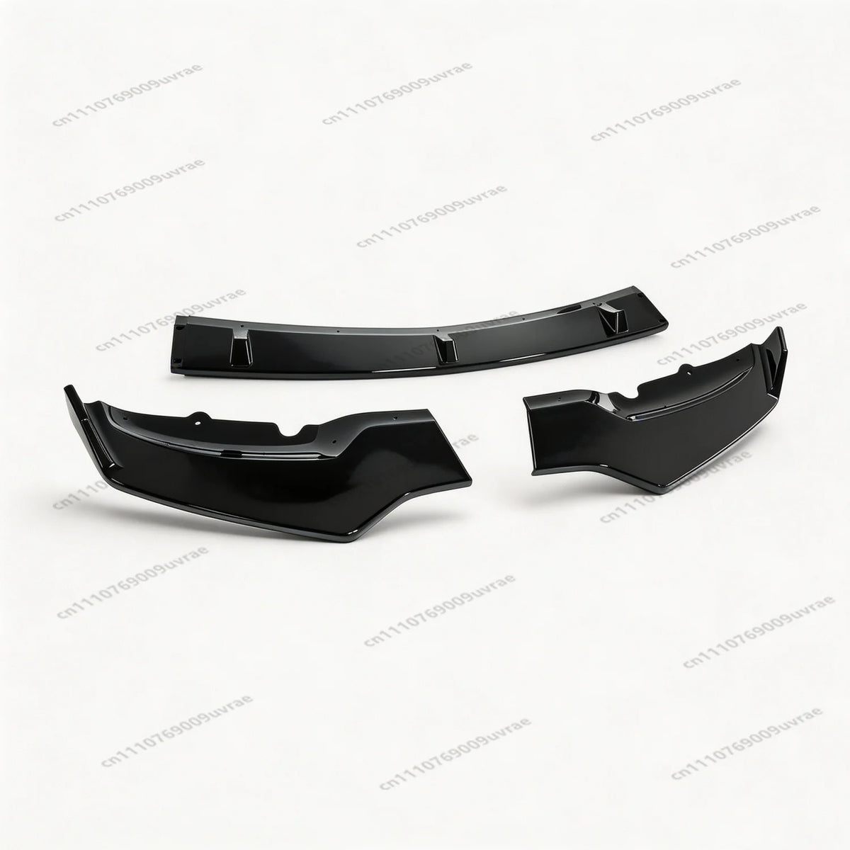 For BMW X5 E70 Standard 2010-2013 Gloss Black Mt Front Bumper