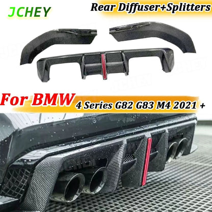 For BMW 4 Series G82 G83 M4 2021 Dry Carbon Fiber Rear Bumper
