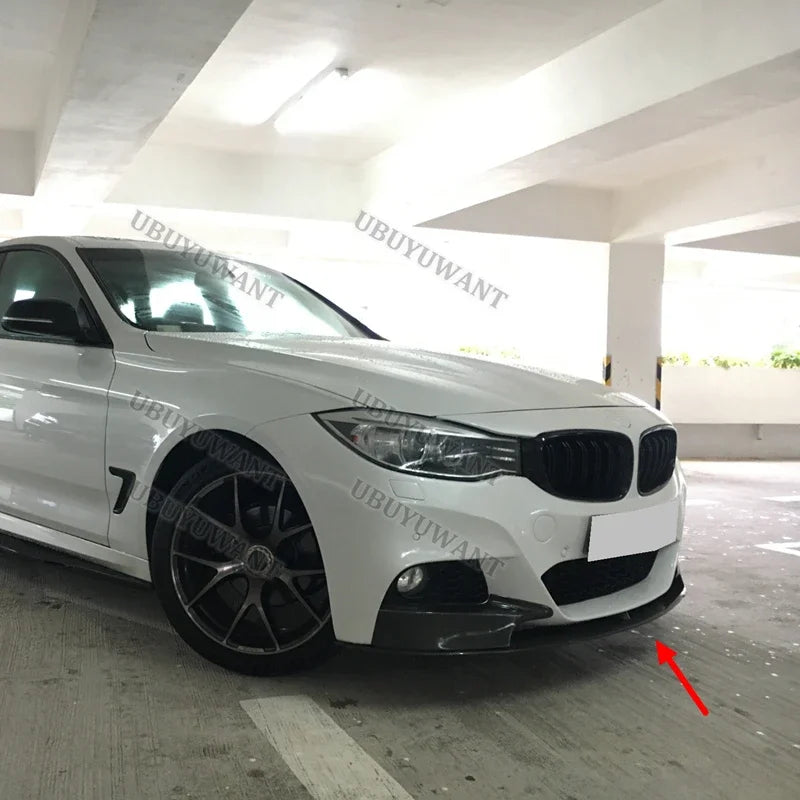 For BMW 3 Series Gt F34 2013 2019 Front Bumper Lip Spoiler