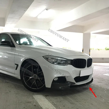 For BMW 3 Series Gt F34 2013 2019 Front Bumper Lip Spoiler