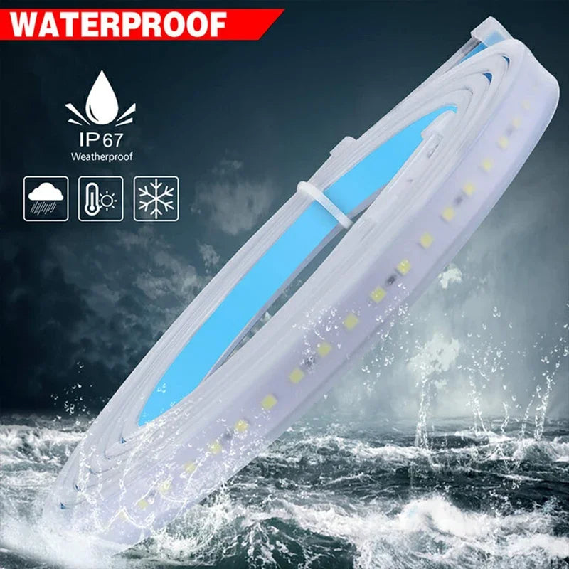 12V Door Opening Warning Welcome Decor Strip Strobe Signal