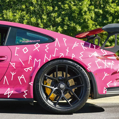 45PCS Runic Jdm Livery Decal Sticker Side Wrap Bumper