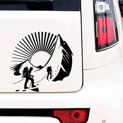 Lykx Adventure Sports Compass Sticker Wrap Vinyl Decal Mountain
