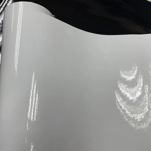 50X150 200 300 600CM Premium Shiny Glossy White Vinyl