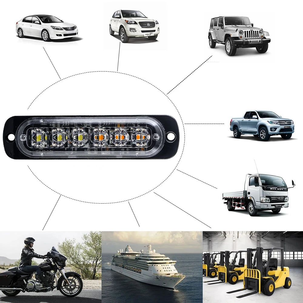 Truck Warning Strobe Supplies Bar Beacon Emergency Flashing 12V