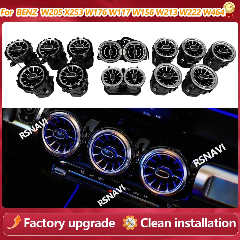 For Mercedes Benz C Glc A Turbine Nozzle Ambient Air Vent Cla