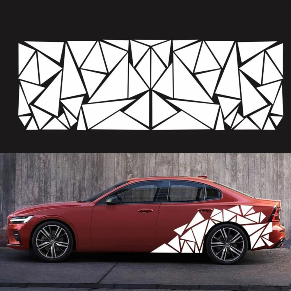 Freestanding Triangles Graphics Sticker Decal SUV Truck Camping