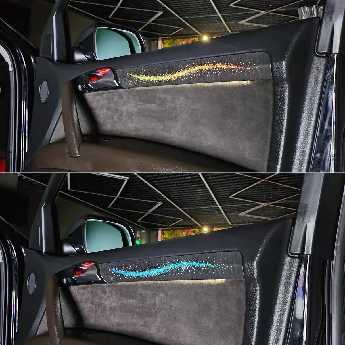For Audi Q7 2006-2015 Auto Interior 64-color Galaxy Symphony
