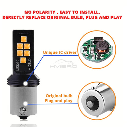 1X Turn Signal Bulbs 1156 1157 7440 P21W 3030