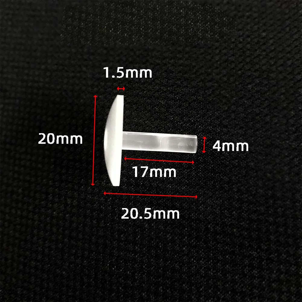 4PCS Door Handle Ambient 20MM Guide Cap 12V Interior