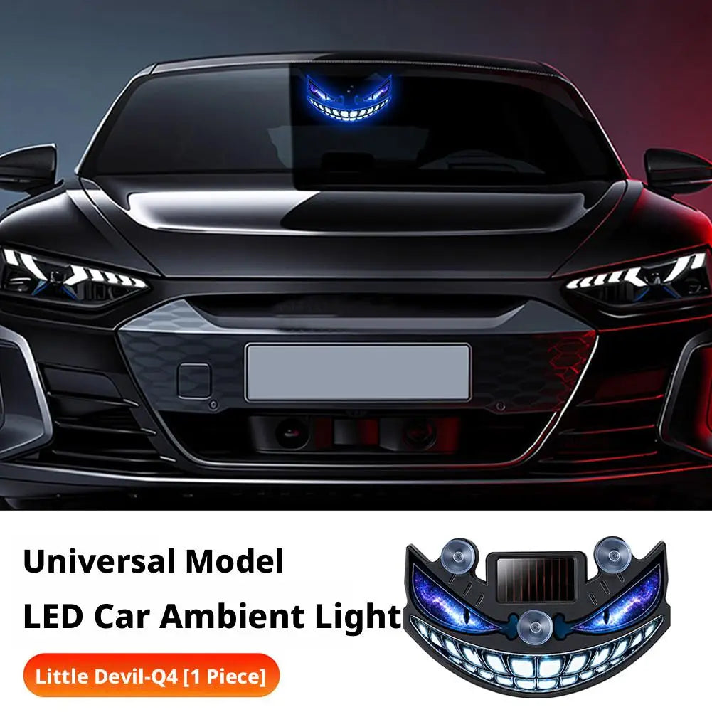 Solar Powered Ambient Dynamic Facial Expression Warning Rear