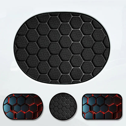 1PC 2PCS Honeycomb Pattern Fuel Tank Cap Stickers Waterproof