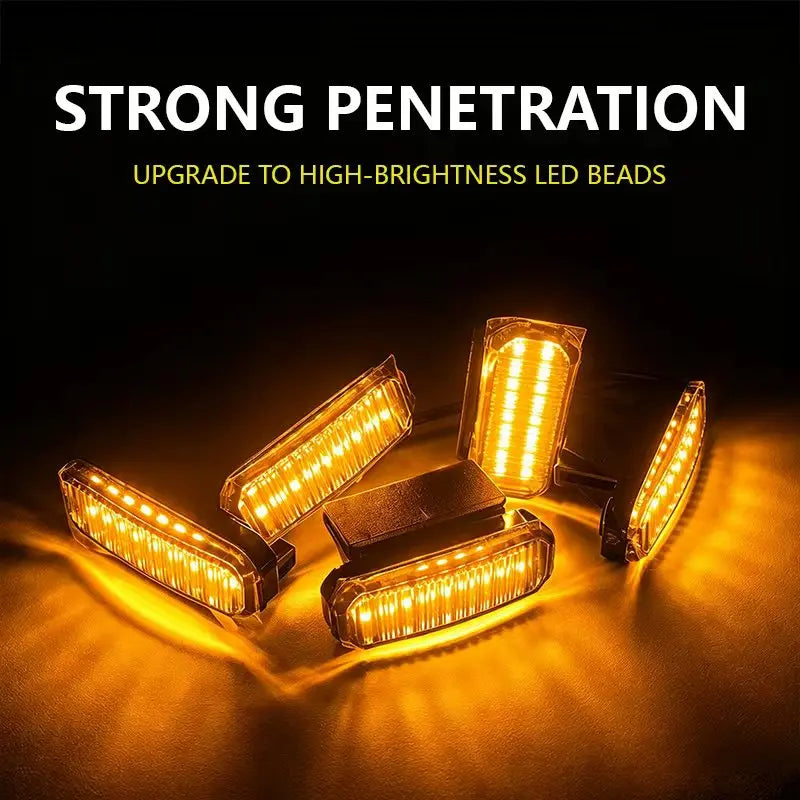 For BYD Shark 18 LED Front Grille Daytime Running Signal Lamps