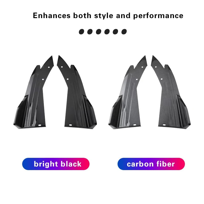 For Tesla Model 2 3 Y Bumper Spoiler Rear Lip Angle Splitter