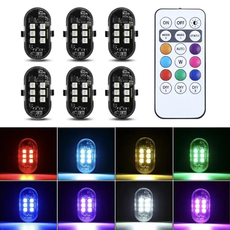 For Motorcycles Warning Remote Control Waterproof