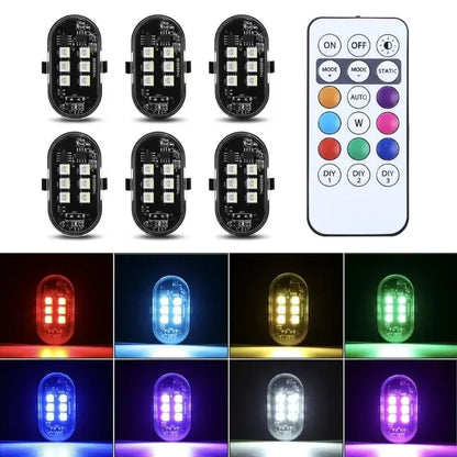 For Motorcycles Warning Remote Control Waterproof