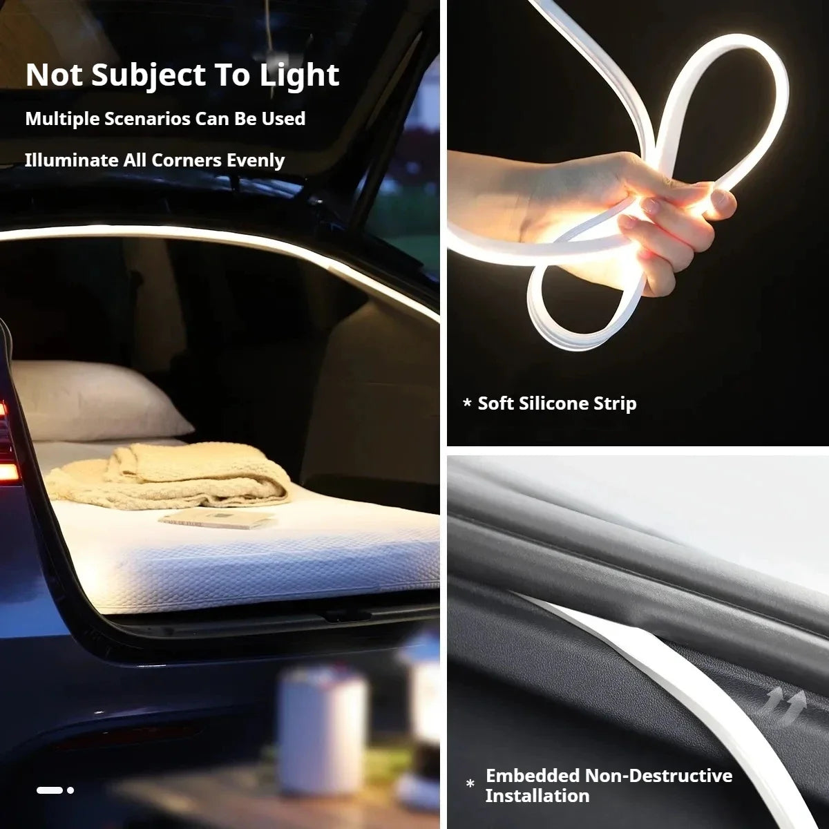 For Lexus SC430 Auto Interior Accessory Rear Trunk Bar Strips