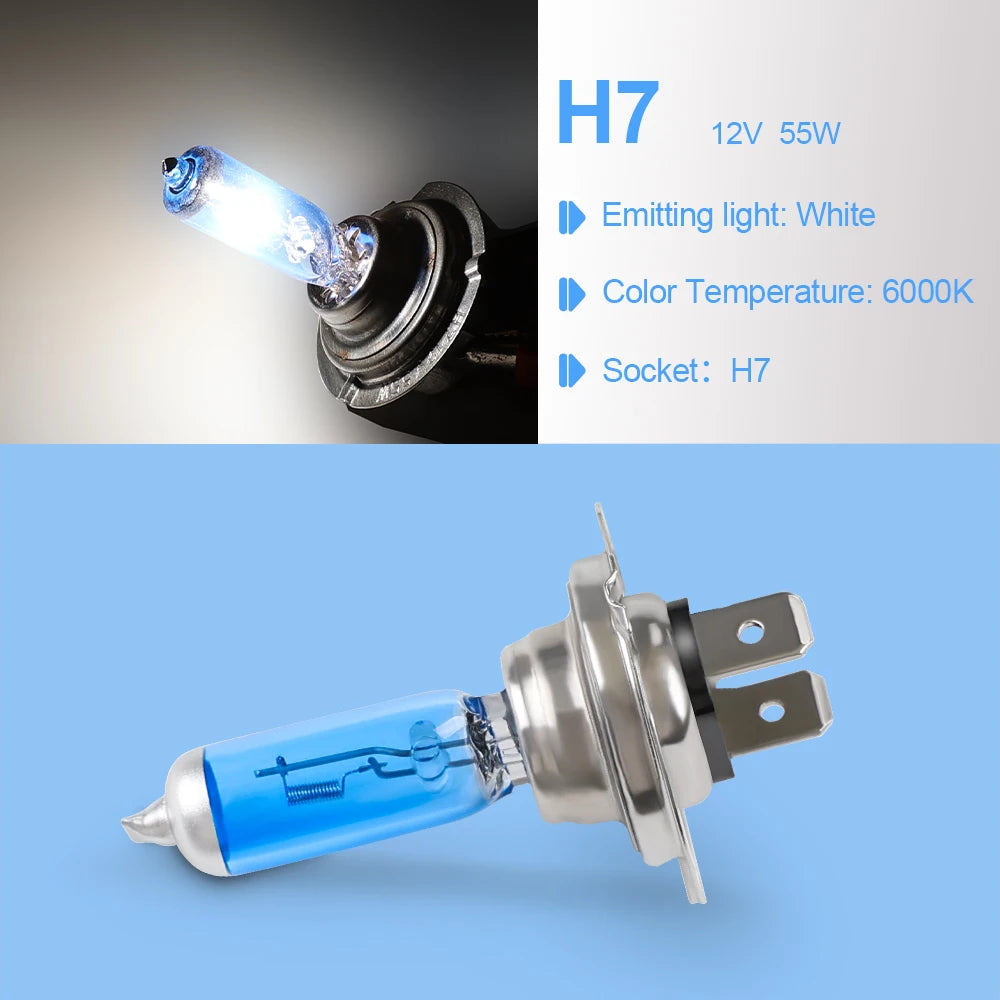 H1 H4 H7 H8 H11 9005 HB3 55W Headlight
