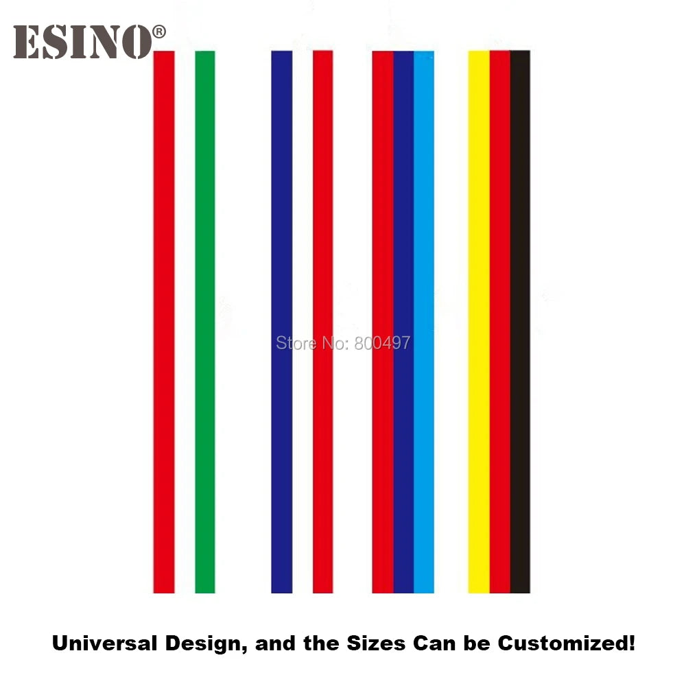 For M Color Germany France Italy Hood Door Side Skirt Stripe
