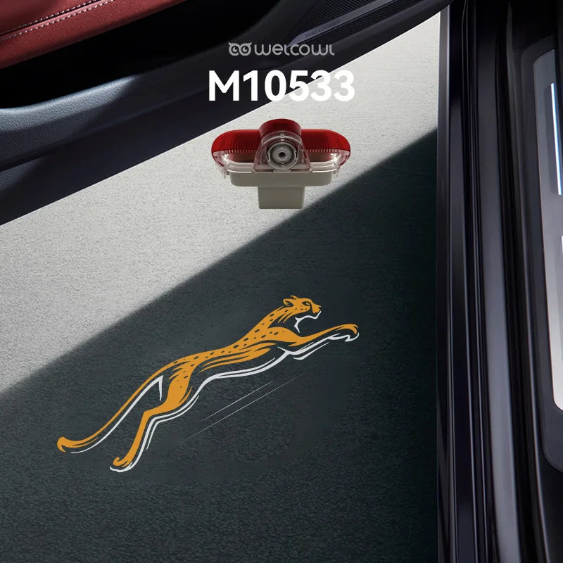 For Jaguar Xk 2006-2014 Xj 2005-2019 2PCS Welcome Door Icon