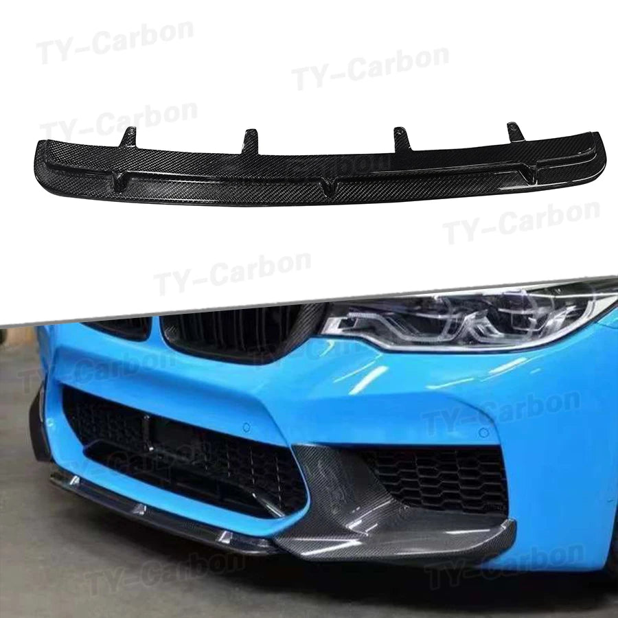 For BMW 5 Series F90 M5 Real Carbon Fiber Mp Front Bumper Lip