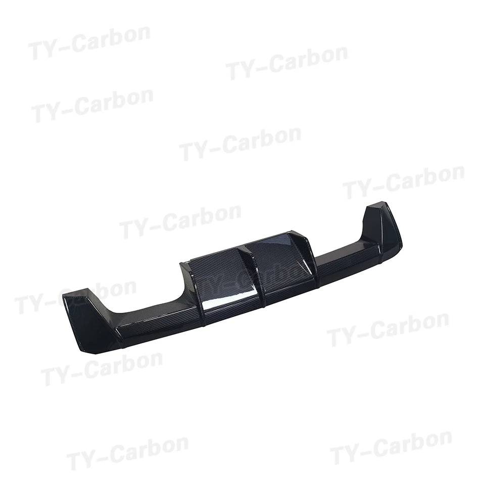 For BMW M3 M4 G80 G82 Real Carbon Fiber Rear Bumper Lip Splitter