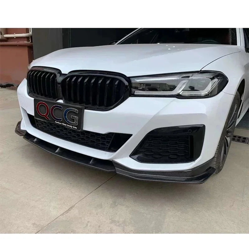 For BMW 5 Series G30 G38 530 540I Carbon Fiber Lip Front Bumper