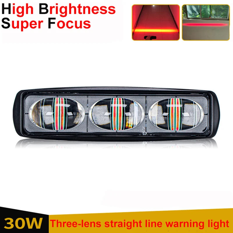 30W Brightness 6leds Forklift Warning Super Focus Red Line