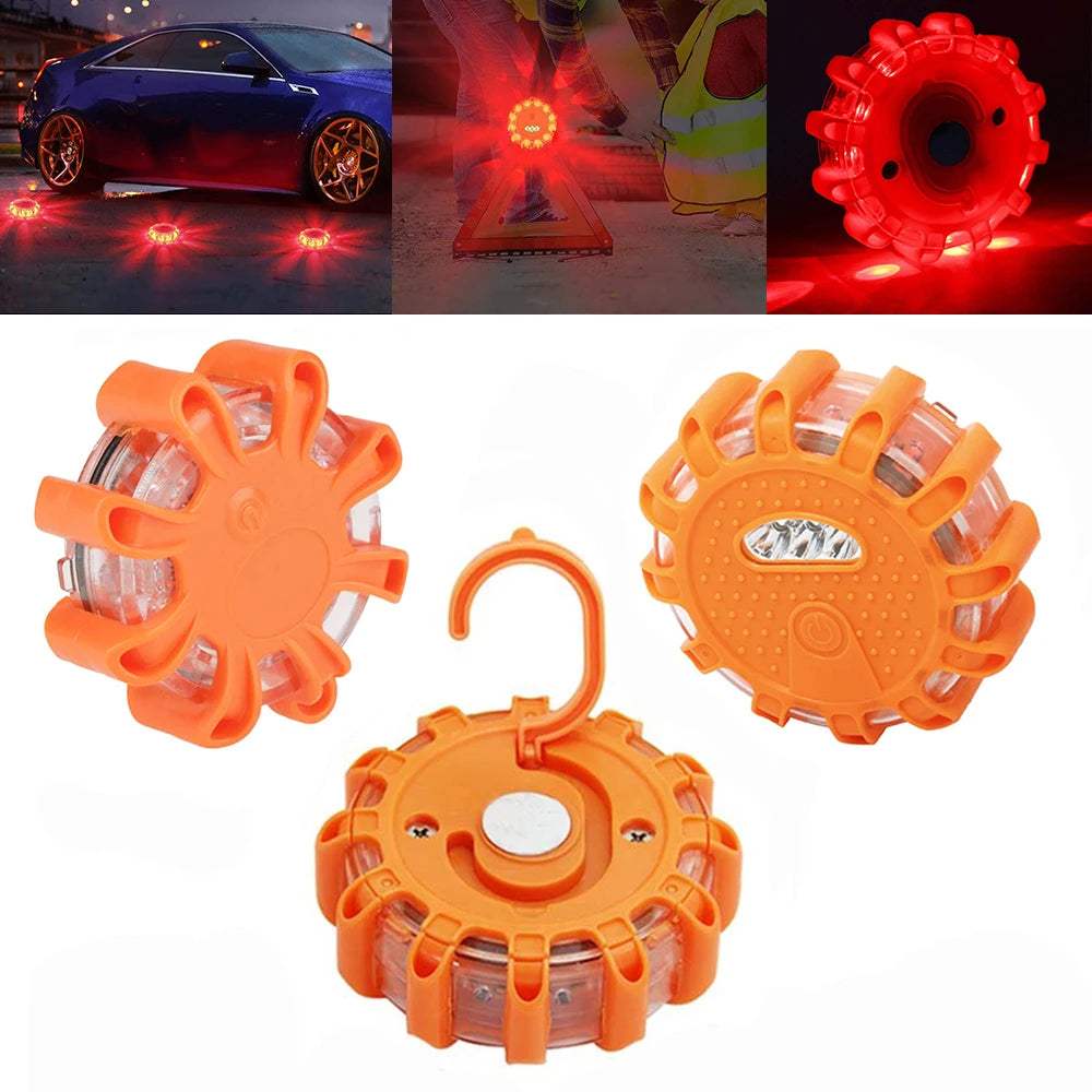 3PCS 6PCS Magnetic Strobe Warning Emergency Road Rescue Safety