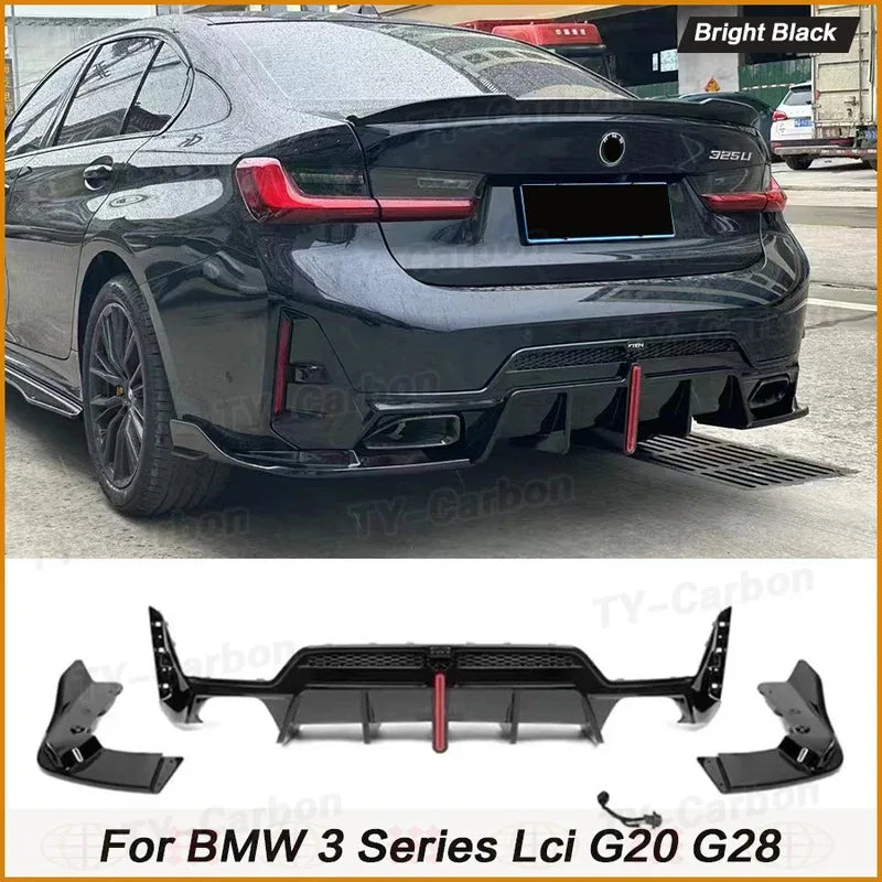 For 2023-2025 BMW 3 Series G20 Lci Vten Body Kit Front Splitter