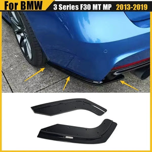 For BMW 3 Series F30 Mt Maxton Rear Side Splitters Mp 2013-2019