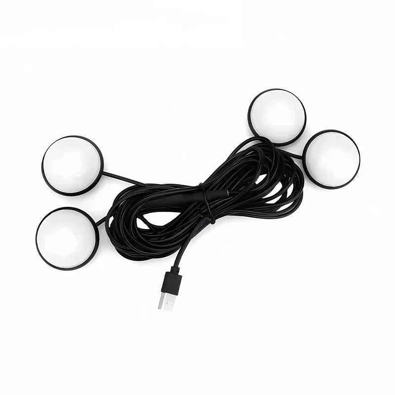 In Foot Ambient Interior Atmosphere USB Backlight Mood Well