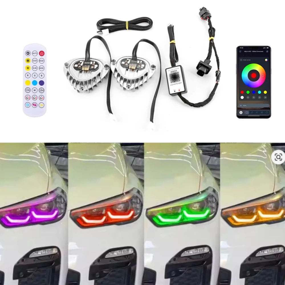 For BMW 2020 X5 F95 G05 Angel Eyes RGB Drl Module X6 G06 F96 40I